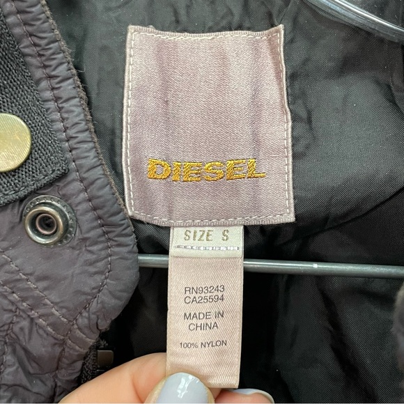 DIESEL 2010 nylon bomber archive street wear avant garde parachute jacket y2k - Picture 2 of 8